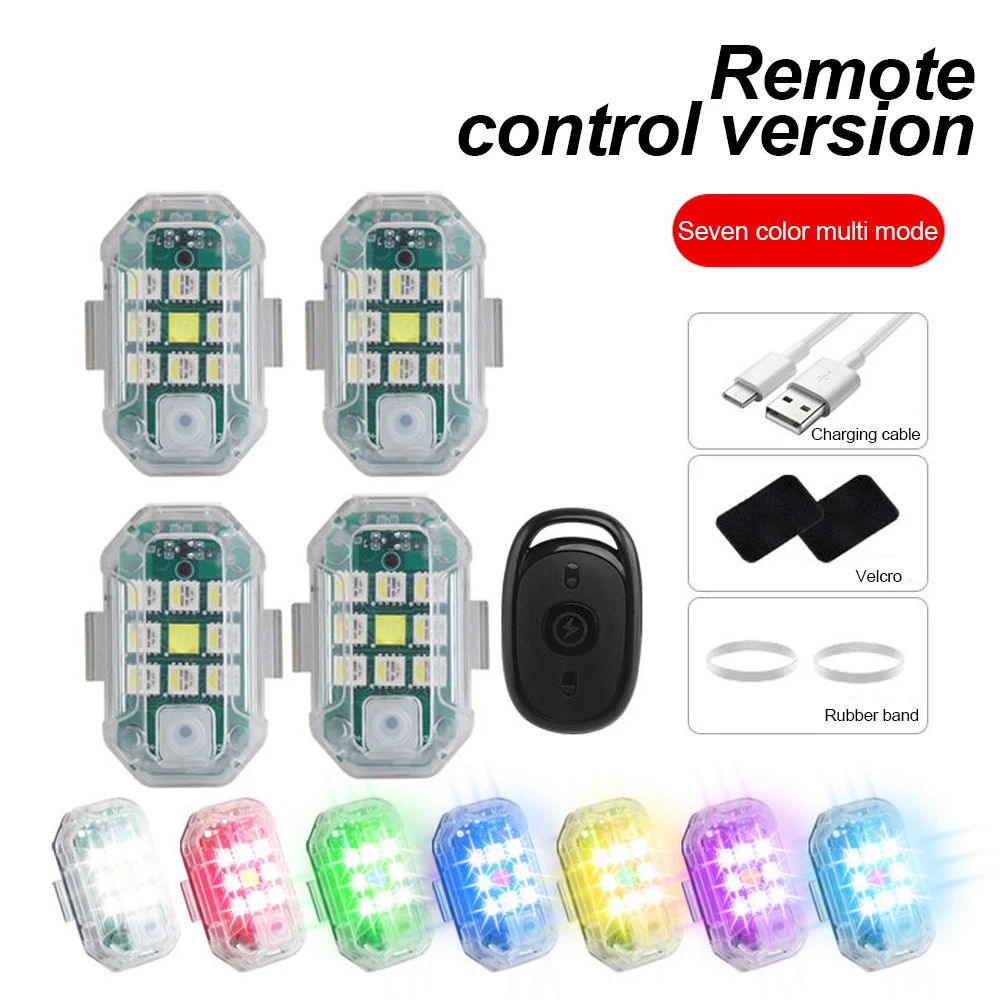 Drone Strobe Light - Lumière stroboscopique LED pour avion, télécommande
