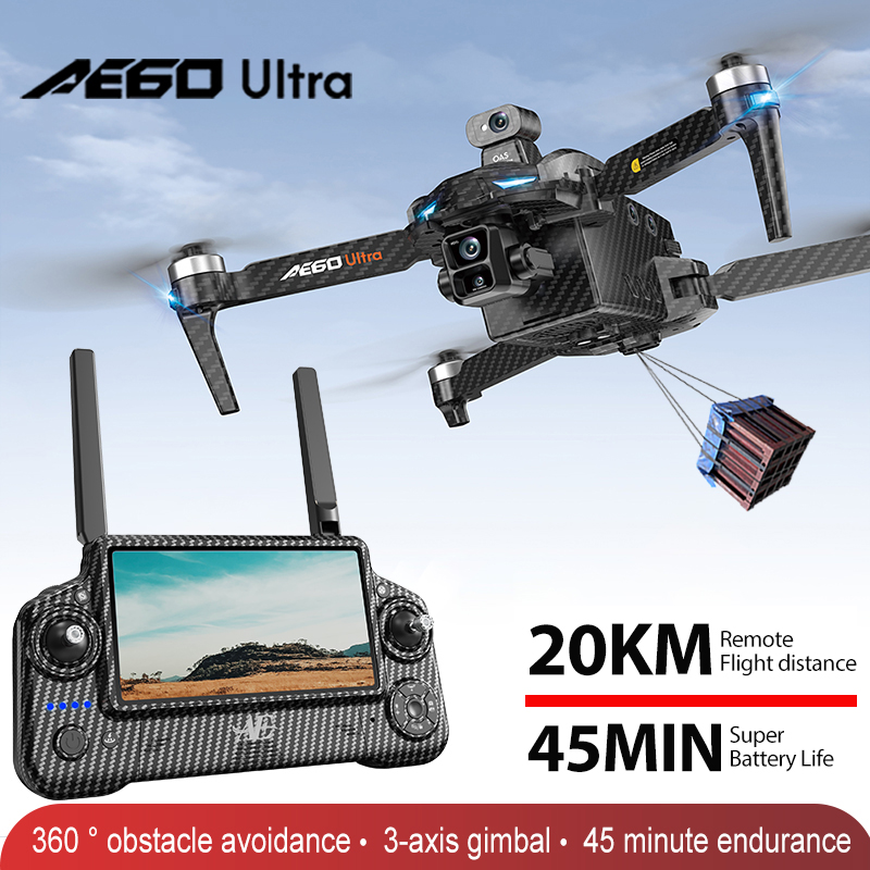 AE60 GPS Drone professionnel 8 - Drone Controller Screen avis et prix