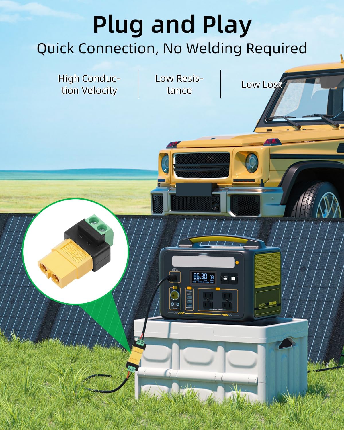 Adaptateur Connecteur sans Sou - Drone Solar Charger avis et prix