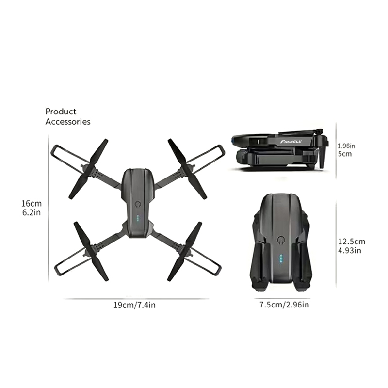 Drone RC pliable FACEGLE UAV E - Drone Remote Controller Lanyard avis et prix